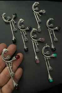 Proveedor indio directo, superventas, alta calidad, alto grado, ligero, clásico, Ruhi, hecho a mano, pendientes verdes Jhumki para - Product Image 3