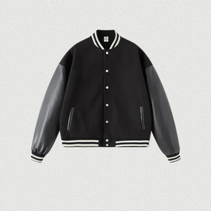 Chaqueta Universitaria Vintage de Lona Personalizada Unisex para Estudiantes, Fanáticos del Deporte y Uso Casual con Logotipo Frontal - Suministro al por Mayor - Product Image 5