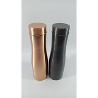 Bouteille d'eau de luxe en cuivre pur de haute qualité, écologique, avec couvercle, emballage haut de gamme, différents styles, pour la rentrée scolaire et les voyages
