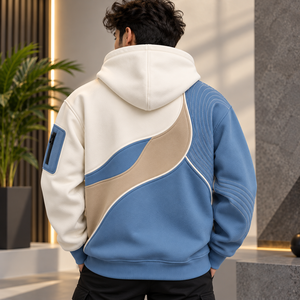 Premium Oversized Sweatshirt Men Custom Streetwear Pullover Crewneck Casual Winter Clothing Wholesale Manufacturer - Product Image 2