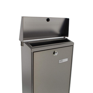 Boîte aux lettres murale personnalisée en acier galvanisé de grande capacité paquets de lettres mobilier métallique d'extérieur minimaliste OEM ODM - Product Image 1