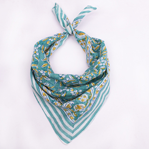 Bandana en coton multicolore Craftjaipur Fashion, foulard unisexe pour la tête et le cou, accessoire décontracté pour l'extérieur, tissu doux, couleur vive - Product Image 1