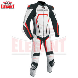 Traje de Motociclismo para Adultos, Equipo de Cuero de la Más Alta Calidad, Protección Completa para el Cuerpo con Armadura CE, Impermeable, para Verano - Product Image 2