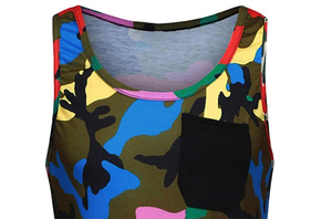 OEM personalizado de los hombres camisetas sin mangas de impresión personalizada de los hombres camiseta sin mangas transpirable de fabricación - Product Image 3