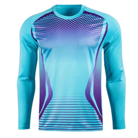 Camisetas de Portero de Fútbol Unisex para Adultos, Transpirables, Ligeras, Antibacterianas, 100% Poliéster, Manga Corta, Conjunto Deportivo