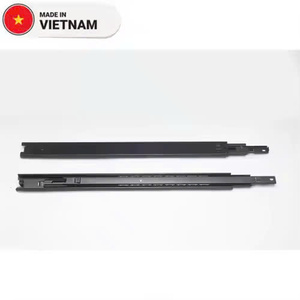 Tobogán de cajón telescópico de acero de 45mm, 3 pliegues, extensión completa, bajo montaje, suministro del fabricante de Vietnam - Product Image 1