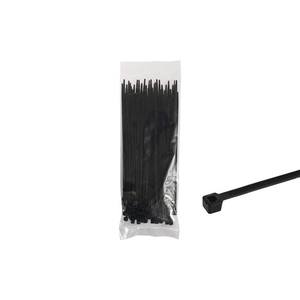 Attaches à fermeture éclair 3,6x150mm, noir (100 pièces) - Product Image 1