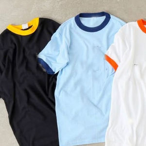 Camisetas Ringer para Hombre, Unisex, de Algodón, Oversize, Manga Corta, Estilo Urbano, Casual - Product Image 3