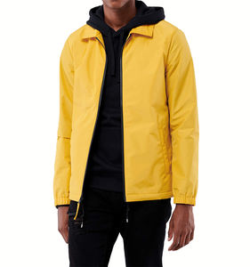 เสื้อโค้ชสำหรับผู้ชายเสื้อแจ็คเก็ตแบบถักมีฮู้ดระบายอากาศได้ดีสภาพใหม่ปากีสถานผลิตโลโก้ได้ตามต้องการสำหรับฤดูหนาว - Product Image 4