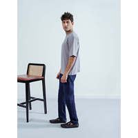T-shirts décontractés pour hommes OKAPI, col rond uni, 100% coton, jersey léger et respirant, 200 grammes, coupe ajustée classique, manches courtes