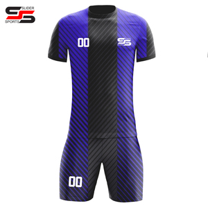Venta al por mayor logotipo personalizado y diseño hombres jugador de fútbol kits de fútbol impresión por sublimación uniforme de fútbol - Product Image 5