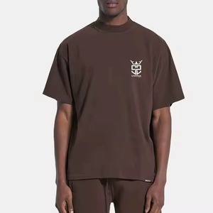 Camiseta Extra Grande de Algodón 100% para Hombre, Diseño Nuevo, Venta al Por Mayor, Moda Informal, Ajuste Holgado, Transpirable, Secado Rápido, Color Sólido - Product Image 1