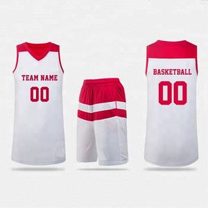 Vente en gros chemise de basket-ball brodée dernier maillot de basket-ball noir design personnalisé sublimation basket-ball t-shirt et ensemble court - Product Image 3