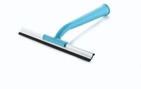 ANAX IMPEX Raclette de nettoyage de vitres avec lame en caoutchouc durable, intégrée et extensible, sans traces, multi-surfaces, manche en plastique