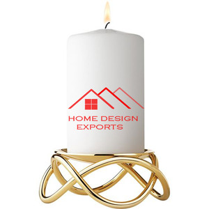 Bougie en métal dernière conception support votif pot à bougie au prix de gros fournisseur de luxe fini doré - Product Image 1