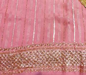 Diseñador moderno Ropa India pakistaní Sin coser Bordado a mano Hermosos trajes de fiesta Moda-Adelante Tradicional - Product Image 2