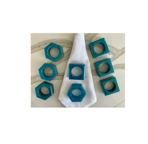 Porte-serviette décoratif en résine design antique Accessoires de mariage Shinepolish personnaliser Emballage artisanat naturel - Product Image 1