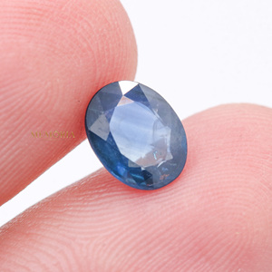 Memoria Jewels - Zafiro Azul Natural Certificado por GIA, Corte Ovalado de 10x7 mm, 1.45 CT, Gema Suelta Hecha a Mano para Joyería - Product Image 1
