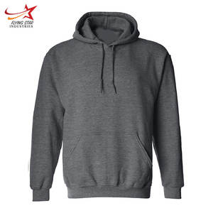 Sudadera con capucha de algodón peinado de alta calidad para hombre, logotipo personalizado bordado, moda de invierno, sudaderas de lana baratas de gran tamaño al por mayor - Product Image 3