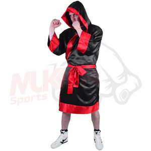 Bata de Boxeo con Capucha para Hombre, Impresa Digitalmente, de la Mejor Calidad, Superventas, Traje de Combate Personalizado Unisex de Poliéster - Product Image 6