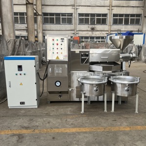 Molino de prensado de alta productividad de aceite de nuez de soja sésamo prensado en frío y caliente automático de acero inoxidable 304 de excelente calidad - Product Image 4