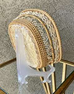 Rattan Food <b>Serving</b> <b>Bowl</b> With Natural Finished Perfect for Kitchenware and Fruit Display Set of 2 Different Sizes - Product Image 2