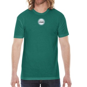 Organic Tri-blend 50/25/25 Poly/combed <b>Ring</b> Spun Combed Cotton/rayon Tri-blend Custom Logo T Shirt Singles T Shirts - Product Image 2