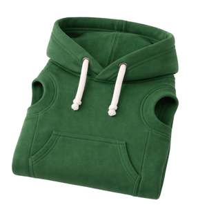 เสื้อฮู้ดสุนัขสีเขียวป่า คลาสสิก สีพื้น เสื้อฮู้ดสัตว์เลี้ยงแบบสวม ผ้าฟลีซนุ่ม อุ่นสบาย - Product Image 6