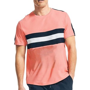 เสื้อยืดโปโลผู้ชายสีทึบสีพื้นโลโก้ตามสั่งเสื้อยืดผู้ชายผ้าโพลีเอสเตอร์100% - Product Image 3