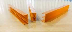 Customized Hard PVC Extruded Double U-Shaped Sliding Door Guide Rail (E-Channel) for Glass Push-Pull Door Track Systems - Product Image 5