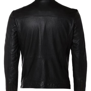 Chaquetas Personalizadas, Chaqueta de Cuero Genuino para Hombre - Product Image 4