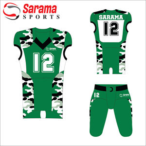 Uniforme de football américain sublimé à prix bon marché de haute qualité, uniforme de football américain en gros sublimé, - Product Image 3
