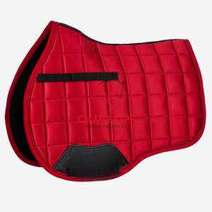 Tapis de selle de cheval anglais en gros de qualité supérieure doublure en tissu doux matériau respirant durable design confortable tapis de selle idéal - Product Image 1