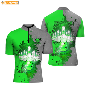 Personalized Bowling Jerseys for Teams and Clubs Lightweight Sublimation Shirts with Logo SAMAVIA Sportswear Manufacturer - Product Image 1