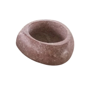 Portavelas de guijarros naturales tallado a mano, soporte de luz de té inspirado en Navidad para decoración de hogar y oficina - Product Image 6