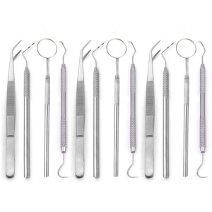 Kit d'examen dentaire en gros forgé en allemand Kit d'outils d'hygiène chirurgicale en acier inoxydable Kit d'examen dentaire au Pakistan - Product Image 4