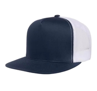 Gorra Trucker Clásica de Visera Plana Estilo Urbano, Cómoda, Ajustable, de Malla, con Cierre a Presión, Bordado 3D, Personalizada, Casual, para Viajes y Actividades al Aire Libre