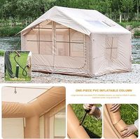 Tente gonflable luxueuse avec climatisation, installation facile, tentes gonflables 4 saisons pour le camping, imperméable 420D Oxford