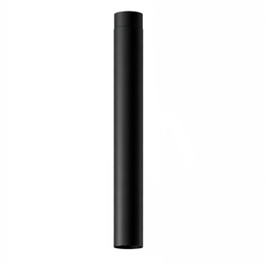 Tubo per Stufa in Acciaio Vitrificato Nero Premium O/ 130 mm. - Product Image 1