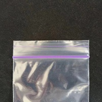 Sacs d'emballage en plastique LDPE givré refermables à fermeture éclair écologiques pour bagues et boucles d'oreilles