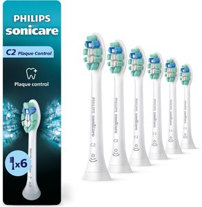 Têtes de brosse à dents électriques de rechange Philips Sonicare C2 Plaque Control, blanches, lot de 6, jusqu'à 18 mois d'autonomie, HX9026/77 - Product Image 4