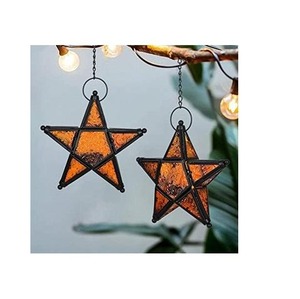 Metal Hanging <b>Tealight</b> <b>Lantern</b> Candle Holder Christmas Decorative Holiday Festive Party Tree Hanging Home Decor Accessories - Product Image 3
