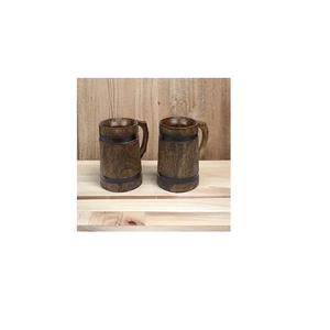 Taza de Madera Natural Hecha a Mano, Suministro Directo de Fábrica, Estilo Clásico, Duradera y Ecológica para Uso en el Hogar, Cafetería, Oficina, Juegos de Bar - Product Image 1