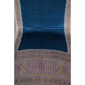 Lightweight Bohemian Sari Silk Scrap Vintage Indian <b>Fabric</b> Recycled Printed Quilting & Sewing Craft Projects Use As Lining - Product Image 2