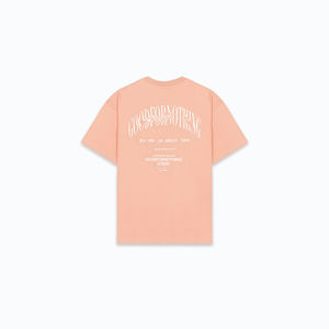 Poids lourd 240 GSM 100% coton peigné hommes goutte épaule à manches courtes col rond T-Shirts personnalisé graphique Logo imprimé surdimensionné - Product Image 5