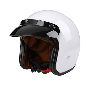 Open Face Helmet Durable ABS Shell Lightweight Ventilated Visor Helmet For Motorcycle Scooter Urban Road Safety Riding Equipment - Product Image 1