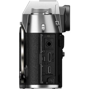 ชุดกล้องดิจิตอลมิเรอร์เลส X-T50 สีเงิน พร้อมอุปกรณ์เสริมขั้นสูงสำหรับการถ่ายภาพและบันทึกวิดีโอ ใช้เซ็นเซอร์ CMOS CCD - Product Image 2