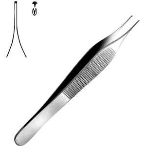 Pinzas Microquirúrgicas Adson de 6 Pulgadas, 1x2, Dientes de Rata, Punta Fina, Rectas, Instrumento Quirúrgico Manual, Aprobado por CE e ISO, Marca Privada OEM - Product Image 4
