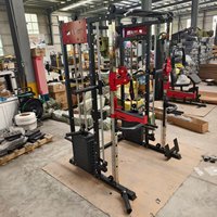 FDFIT Machine Smith multifonctionnelle tout-en-un, équipement de gym à domicile, rack de squat commercial, station d'entraînement fonctionnel