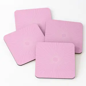 Factory Wholesale Coasters Pads Water Absorbing Quick Dry Carton Enamel Print Coasters Mats & Pads Felt Cup Glass Drink Coasters